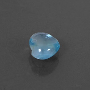Apatita Azul claro Natural 0.65ct, Formato de coração, Transparente