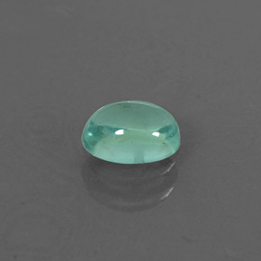 Apatita verde natural 0,47ct, corte oval, transparente