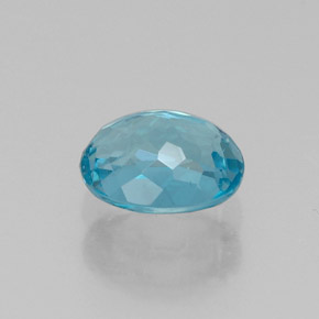 Apatita Azul claro Natural 0.71ct, Corte Oval, VS