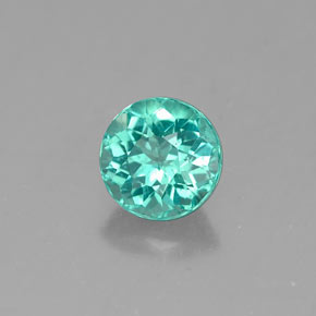 Apatita verde natural 0,67ct, corte redondo, VS