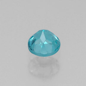 Apatita azul natural 0,29ct, corte redondo, VVS-VS