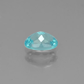 Apatita azul natural 0,54ct, corte oval, VS