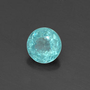 Apatita verde natural 0,43ct, corte redondo, VS