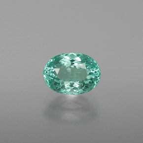 Apatita Luz verde Natural 1.07ct, Corte Oval, VS