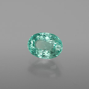 Apatita Luz verde Natural 1.07ct, Corte Oval, VS