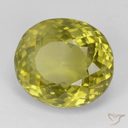11.38ct Natural Milho amarelo Apatita, oval, VS