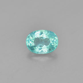 Apatita verde natural 1,31ct, corte oval, VS