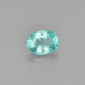 Apatita verde natural 1,31ct, corte oval, VS
