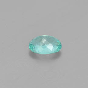 Apatita verde natural 1,31ct, corte oval, VS