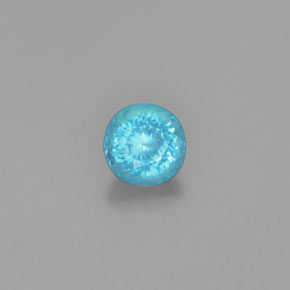 Apatita Azul Natural 0.90ct, Corte Redondo, VS