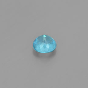 Apatita Azul Natural 0.90ct, Corte Redondo, VS