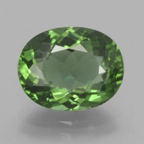 Apatita verde natural 4,49ct, corte oval, VS-SI