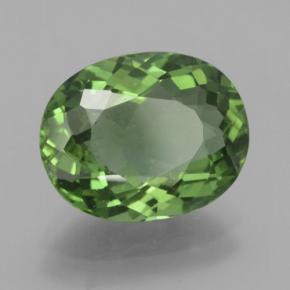 Apatita verde natural 4,49ct, corte oval, VS-SI