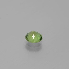 Apatita verde natural 0,69ct, corte redondo, VS