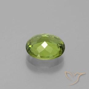Apatita verde natural 2,14ct, corte oval, VS