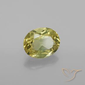Apatita amarelo médio Natural 1.73ct, oval, VS