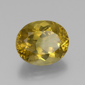 Apatita Marrom dourado Natural 15.28ct, Corte Oval, VS