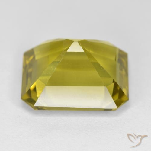 Apatita Luz amarela Natural 13.92ct, Corte Octógono / Esmeralda, VS