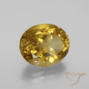 Apatita Dourado acastanhado Natural 7.36ct, oval, VS-SI