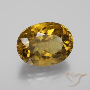 Apatita ouro médio Natural 11.10ct, oval, VS-SI