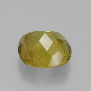 Apatita amarelo médio Natural 6.16ct, Almofada cortada, VS-SI