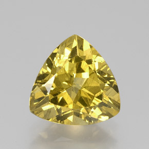 Apatita Verde Dourado Natural 2.83ct, Trilhão, VS