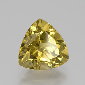 Apatita Verde Dourado Natural 2.83ct, Trilhão, VS