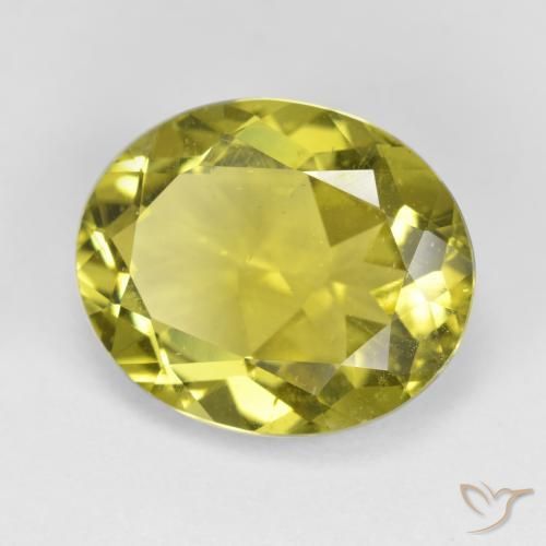 Apatita Luz amarela Natural 7.19ct, oval, VS