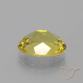 Apatita amarelo médio Natural 3.16ct, oval, VS