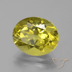 Apatita Amarelo Abacaxi Natural 5.60ct, oval, VS