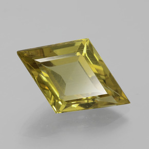 Apatita amarelo natural 6,89ct, forma extravagante, VS