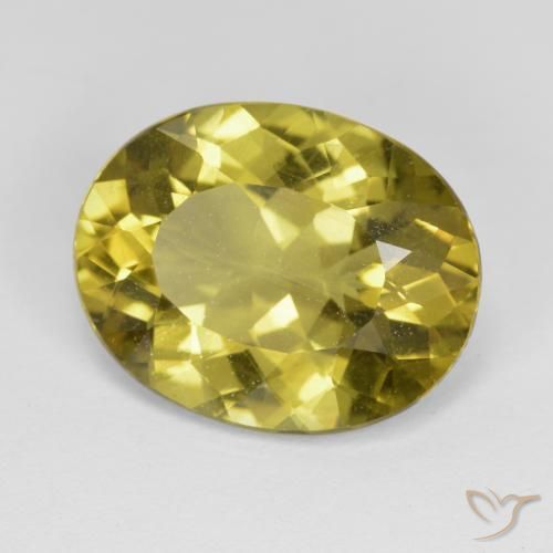 Apatita Amarelo acastanhado Natural 7.06ct, oval, VS