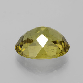 Apatita Verde Dourado Natural 7.06ct, Corte Oval, VS-SI