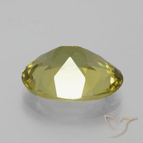 Apatita amarelo médio Natural 7.34ct, oval, VS