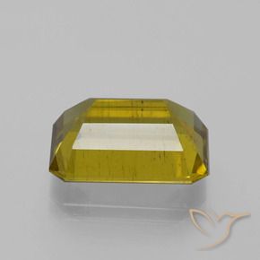 Apatita Amarelo acastanhado Natural 8.07ct, Corte Octógono / Esmeralda, SI