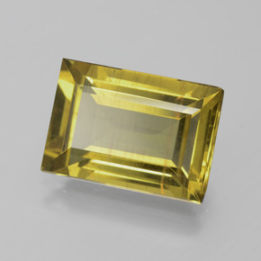 Apatita amarelo natural 8,30ct, baguete, VS