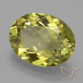 Apatita Amarelo Terroso Natural 9.60ct, oval, VS