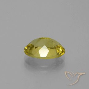 Apatita amarelo natural 2,44ct, corte oval, VS-SI