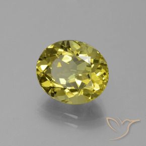 Apatita Amarelo escuro Natural 4.18ct, oval, VS