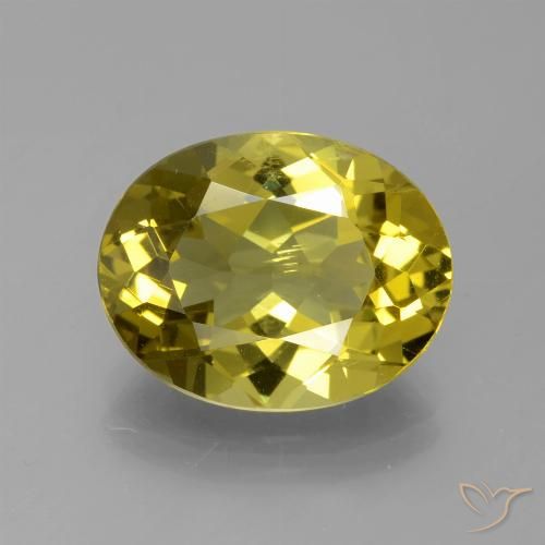 6.66ct Natural Amarelo acastanhado Apatita, oval, VS