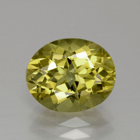 Apatita verde natural 3,42ct, corte oval, VS-SI