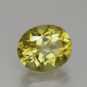 Apatita verde natural 3,42ct, corte oval, VS-SI