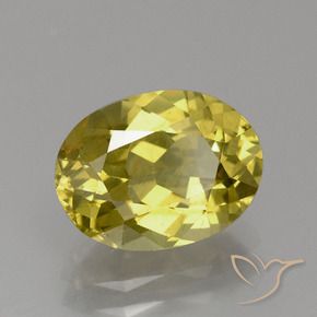 Apatita amarelo médio Natural 3.22ct, oval, VS
