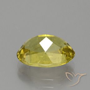 Apatita amarelo médio Natural 3.22ct, oval, VS