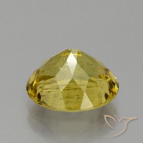 Apatita amarelo médio Natural 3.98ct, oval, VS