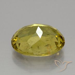 Apatita Amarelo escuro Natural 4.54ct, oval, VS-SI