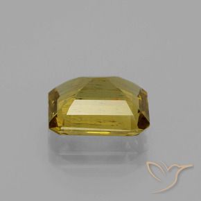 Apatita Ouro Natural 4.46ct, Corte Octógono / Esmeralda, VS