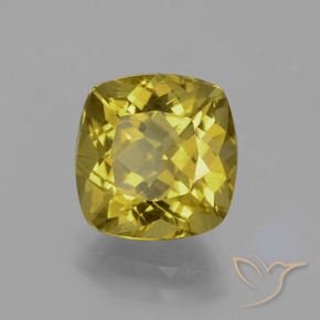 Apatita ouro médio Natural 5.19ct, Almofada, VS