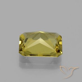 Apatita Marrom dourado Natural 4.08ct, Corte Octógono / Esmeralda, VS