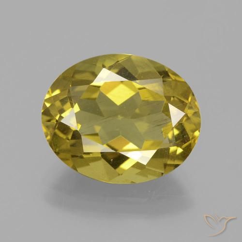 5.95ct Natural Outono Amarelo Apatita, oval, VS